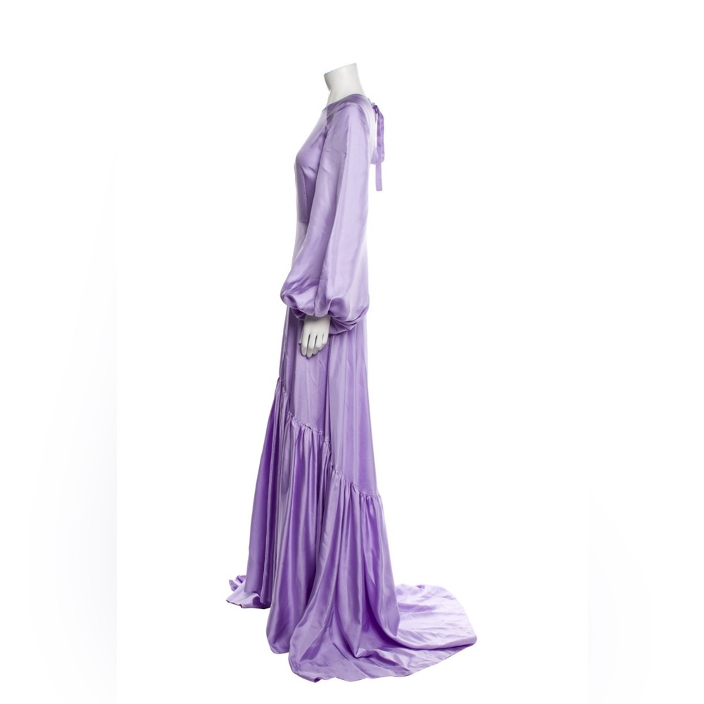 Finney 100% Silk (lavender/purple) evening gown. - Picture 2 of 8